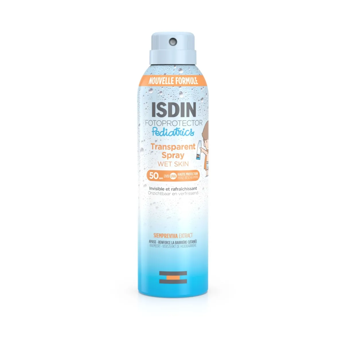 ISDIN SUN PÄIKESEKAITSEAEROSOOL VEEKINDEL LASTE SPF50 250ML - Tootepilt