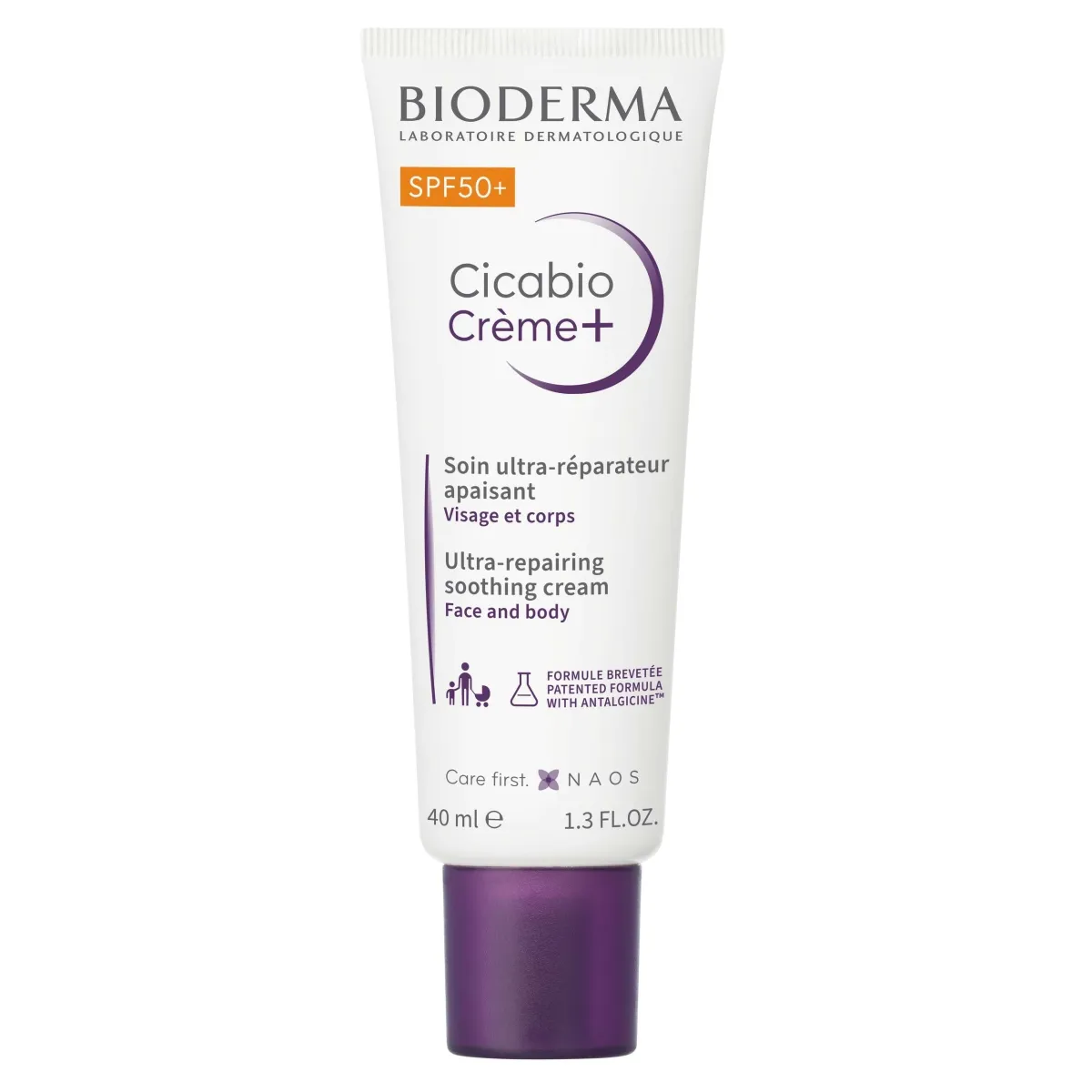 BIODERMA CICABIO CRÈME+ KREEM RAHUSTAV, TAASTAV SPF50+ 40ML - Tootepilt
