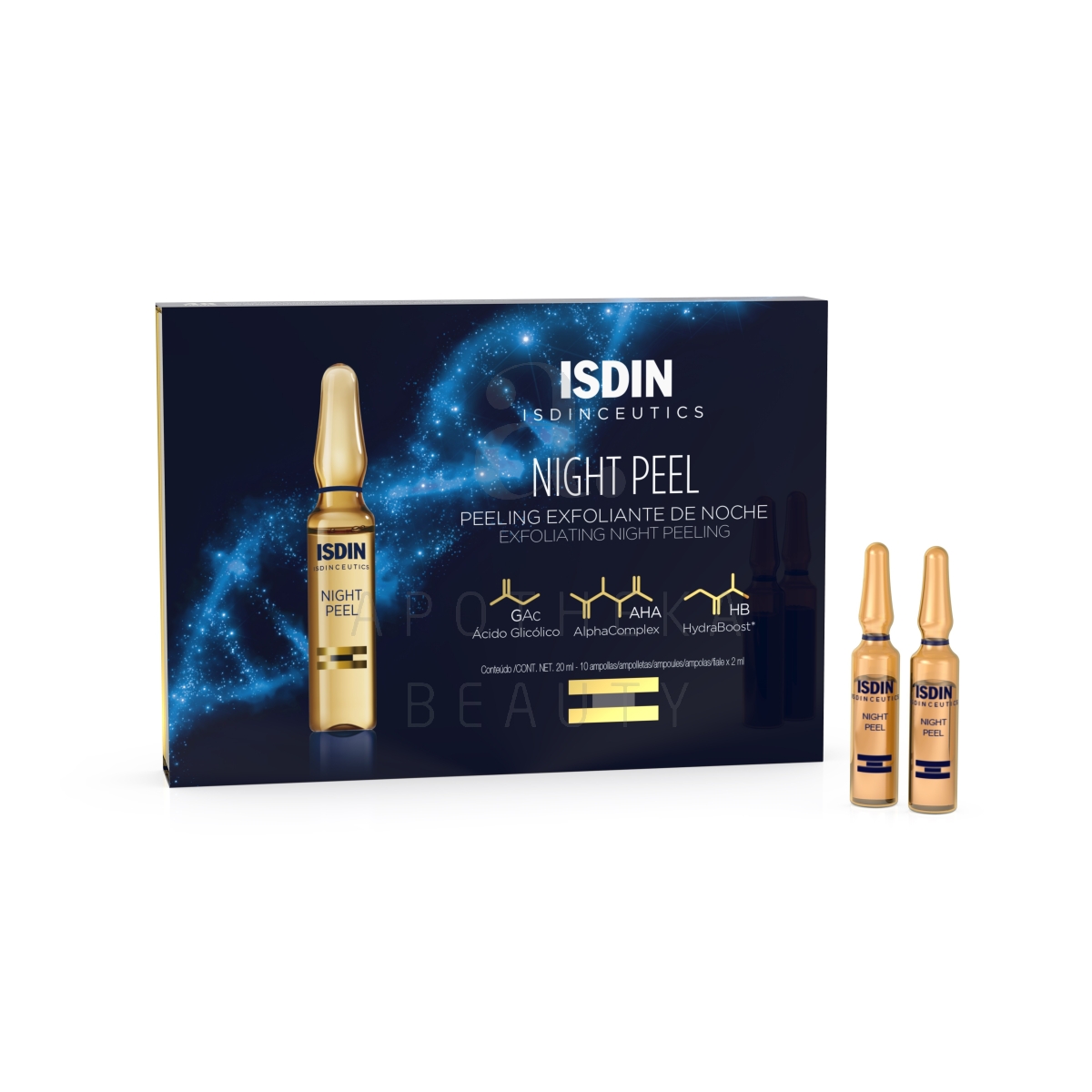 ISDIN AMPULLID ÖISEKS KOORIMISEKS 2ML N10 - Tootepilt 1