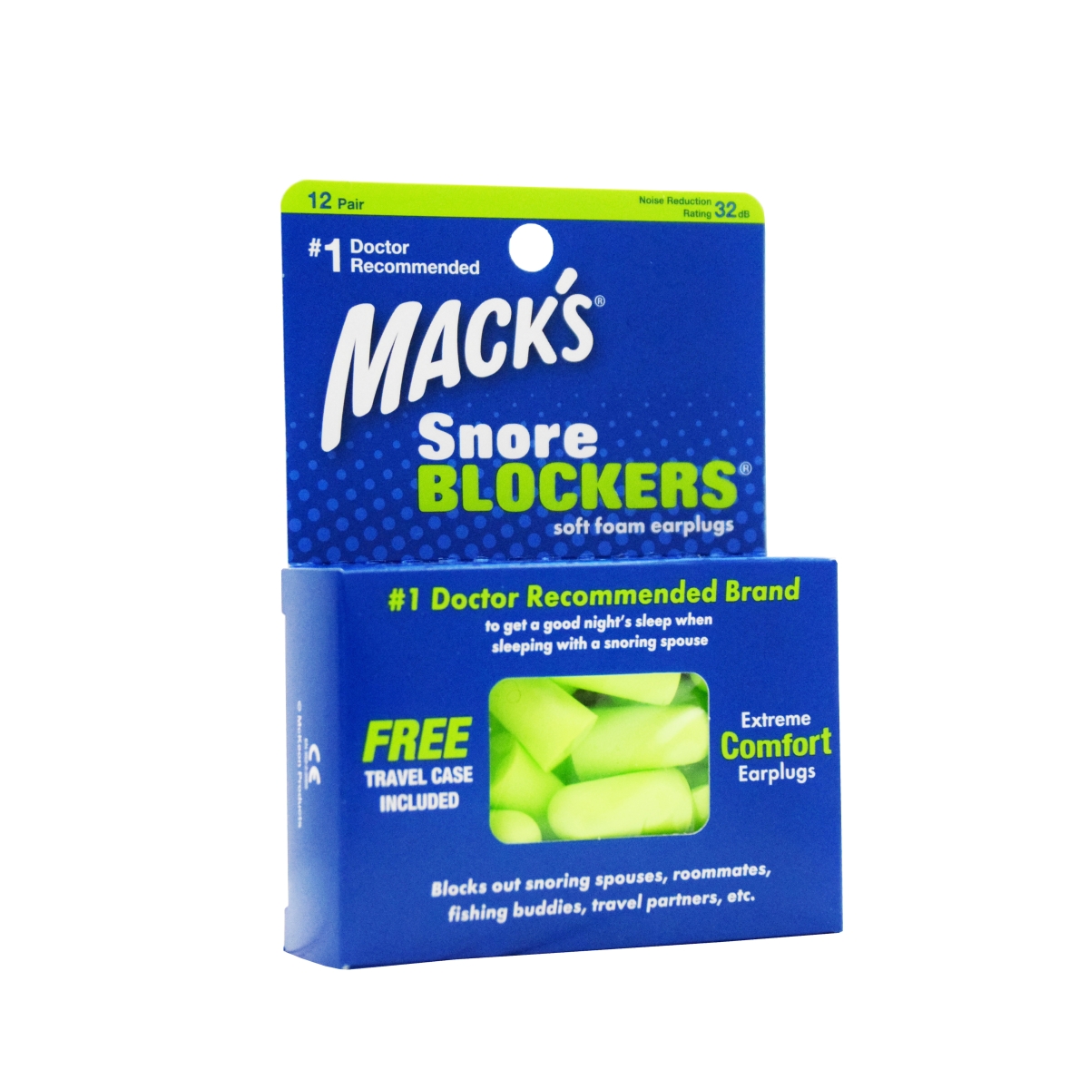 KÕRVATROPID MACK'S PEHMEST VAHUST SNORE BLOCKERS N24 12 PAARI