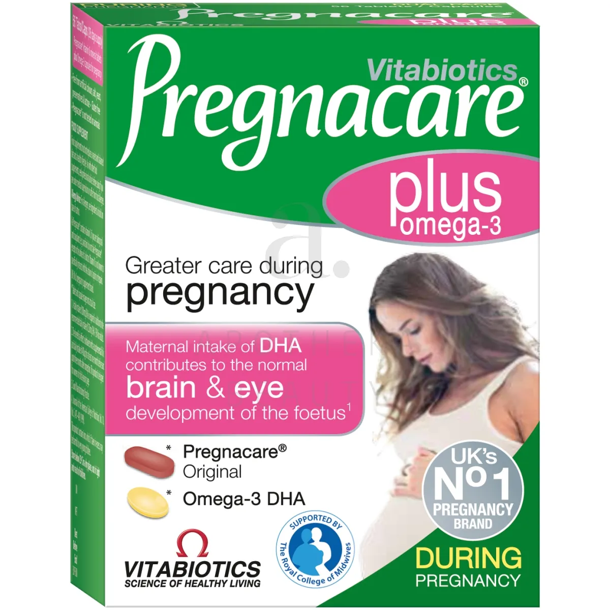 PREGNACARE PLUS OMEGA-3 DUAL PACK N28X2 - Tootepilt