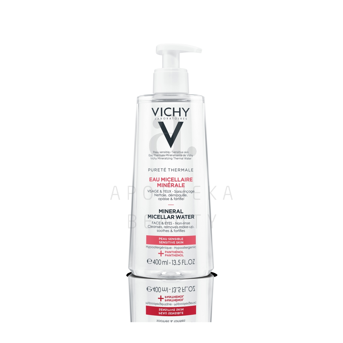 VICHY PURETE THERMALE MITSELLAARVESI TUNDLIKULE NAHALE 400ML - Tootepilt