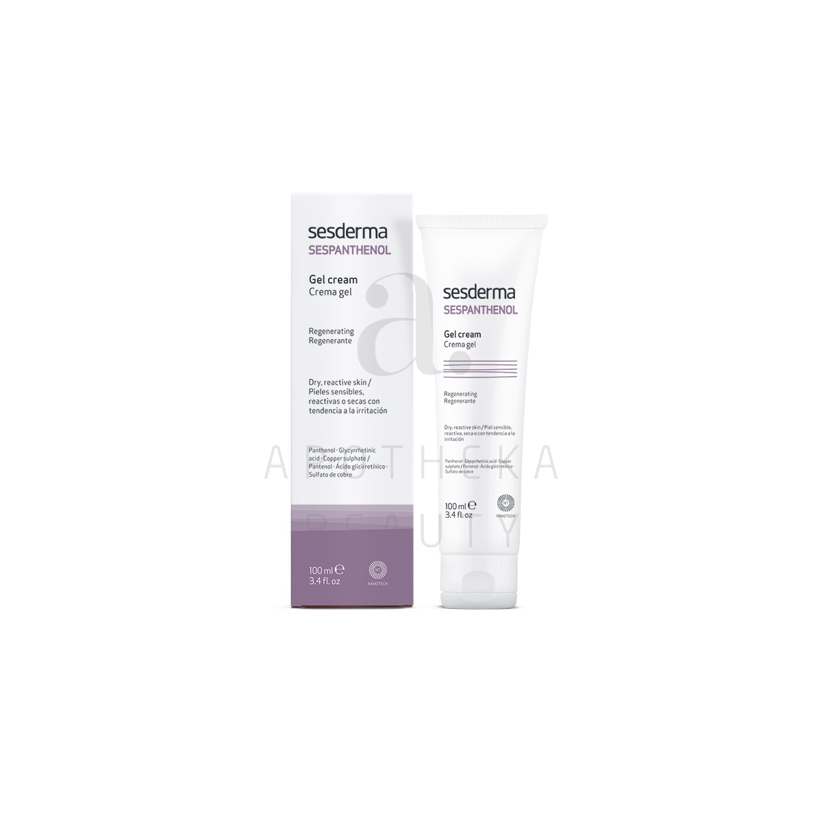 SESDERMA SESPANTHENOL GEEL-KREEM TUNDLIKULE NAHALE 100ML - Tootepilt