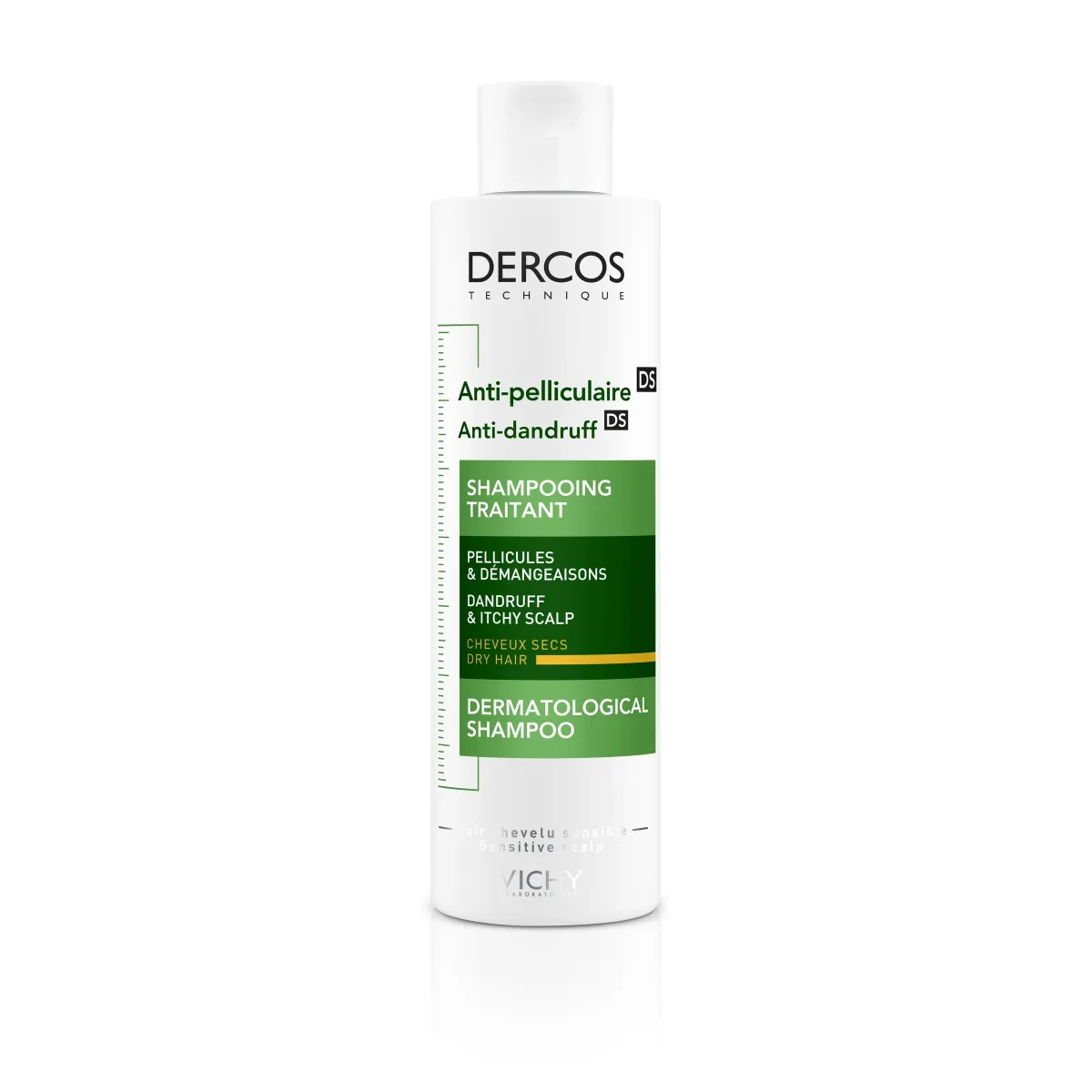 VICHY DERCOS SHAMPOON KÕÕMAVASTANE KUIVADELE JUUSTELE 200ML - Tootepilt