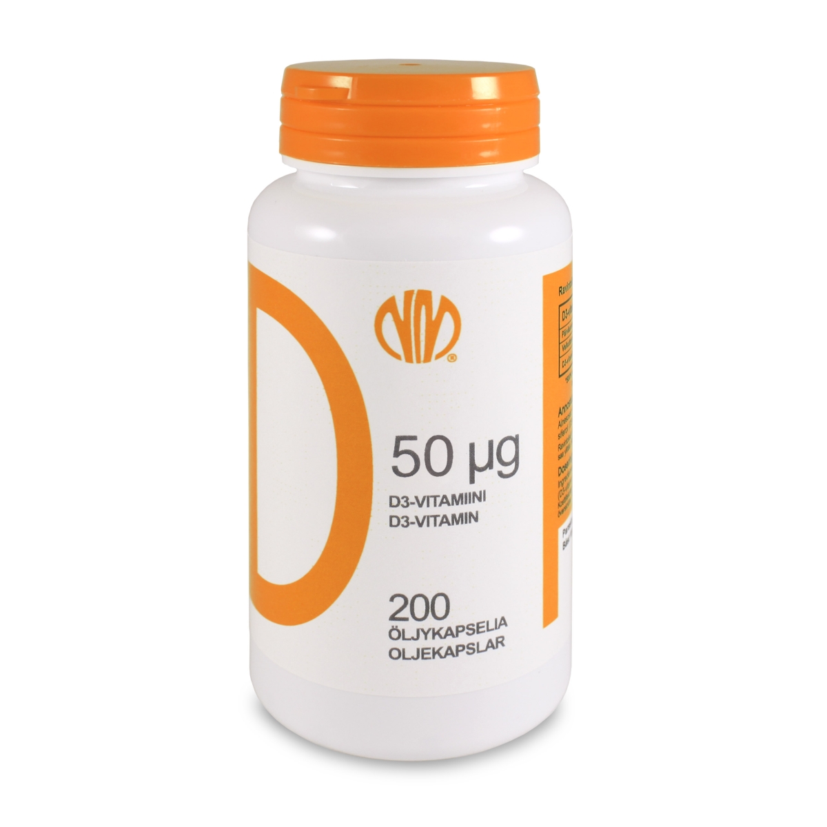 D-VITAMIIN ÕLIKAPSLID 50MCG N200 - Tootepilt