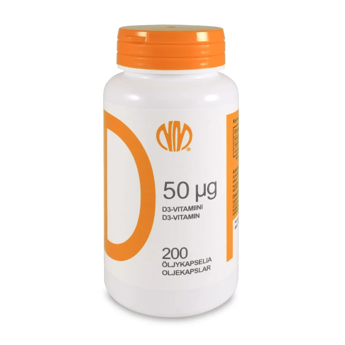 D-VITAMIIN ÕLIKAPSLID 50MCG N200 - Tootepilt