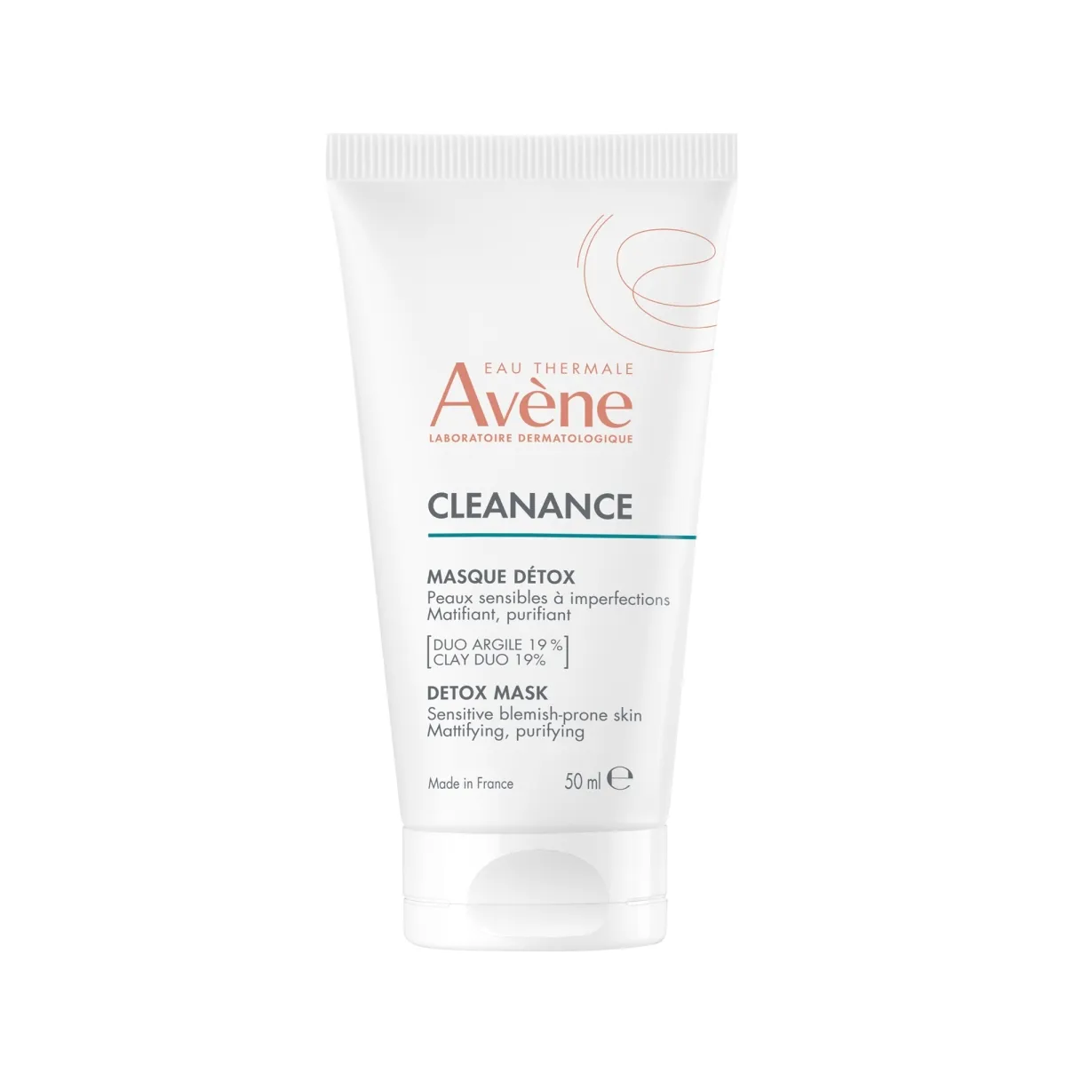 AVENE CLEANANCE DETOX MASK RASUSELE NAHALE 50ML - Tootepilt