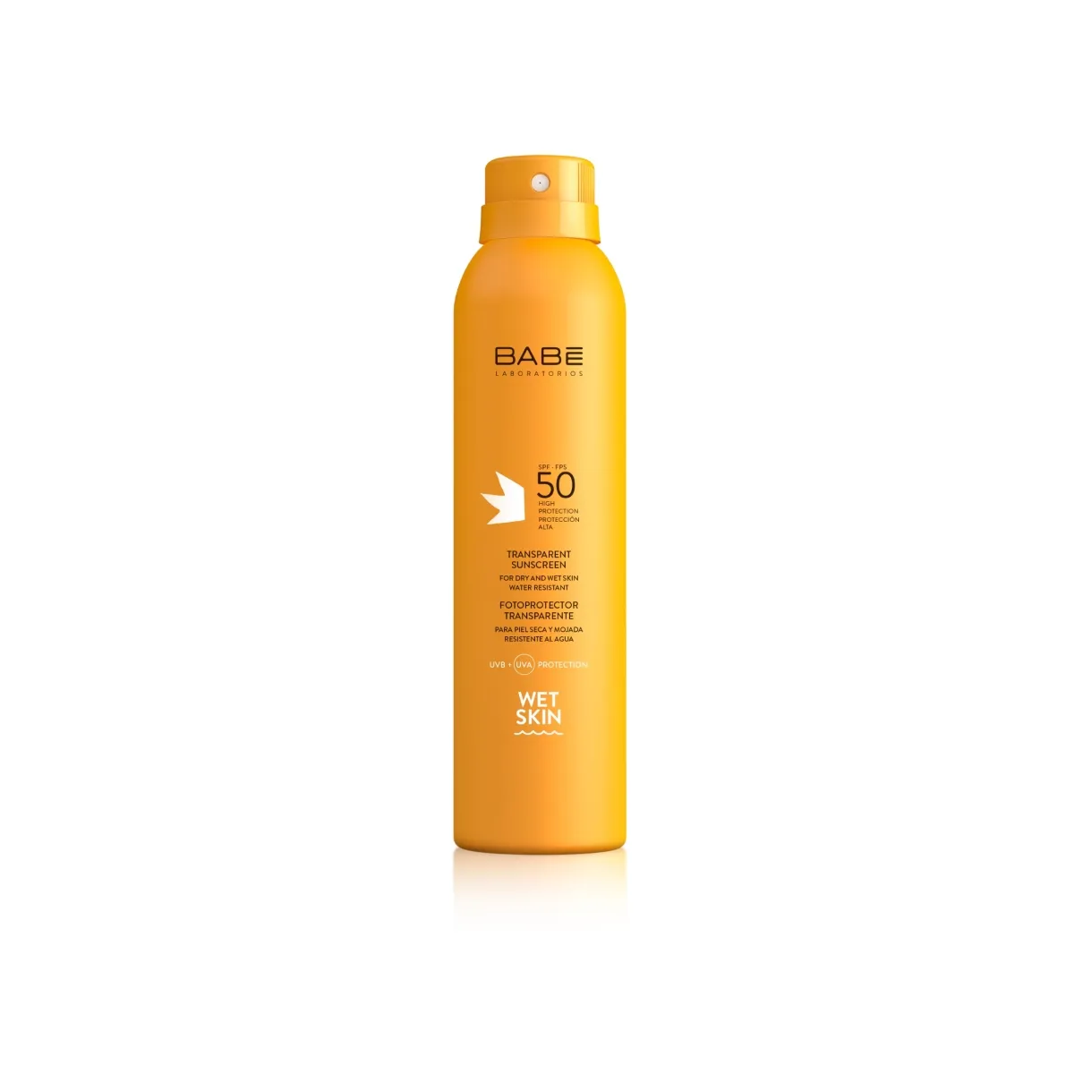 BABE PÄIKESEKAITSEAEROSOOL SPF50 VEEKINDEL 200ML - Tootepilt