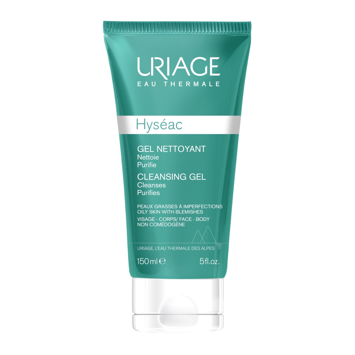 URIAGE HYSEAC PESUGEEL RASUSELE NAHALE NÄOLE JA KEHALE 150ML - Tootepilt
