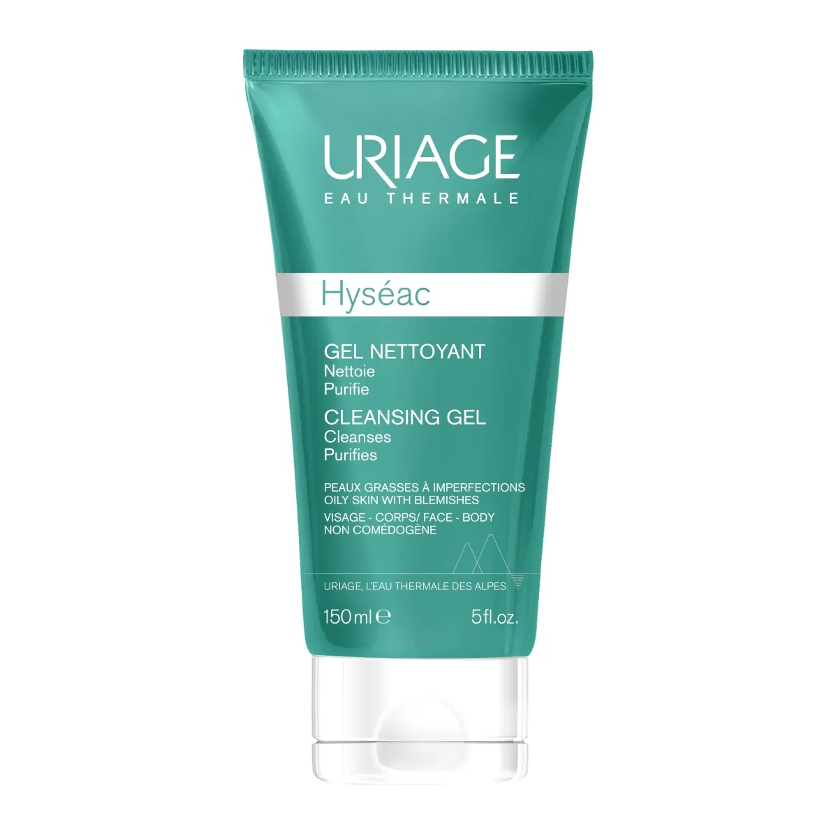 URIAGE HYSEAC PESUGEEL RASUSELE NAHALE NÄOLE JA KEHALE 150ML - Tootepilt