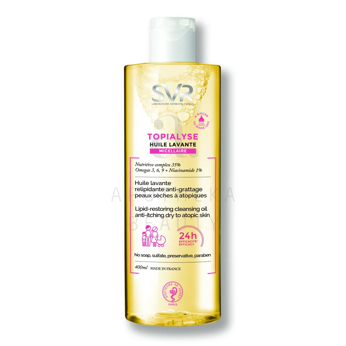 SVR TOPIALYSE PUHASTAV MITSELLAARÕLI 400ML - Tootepilt