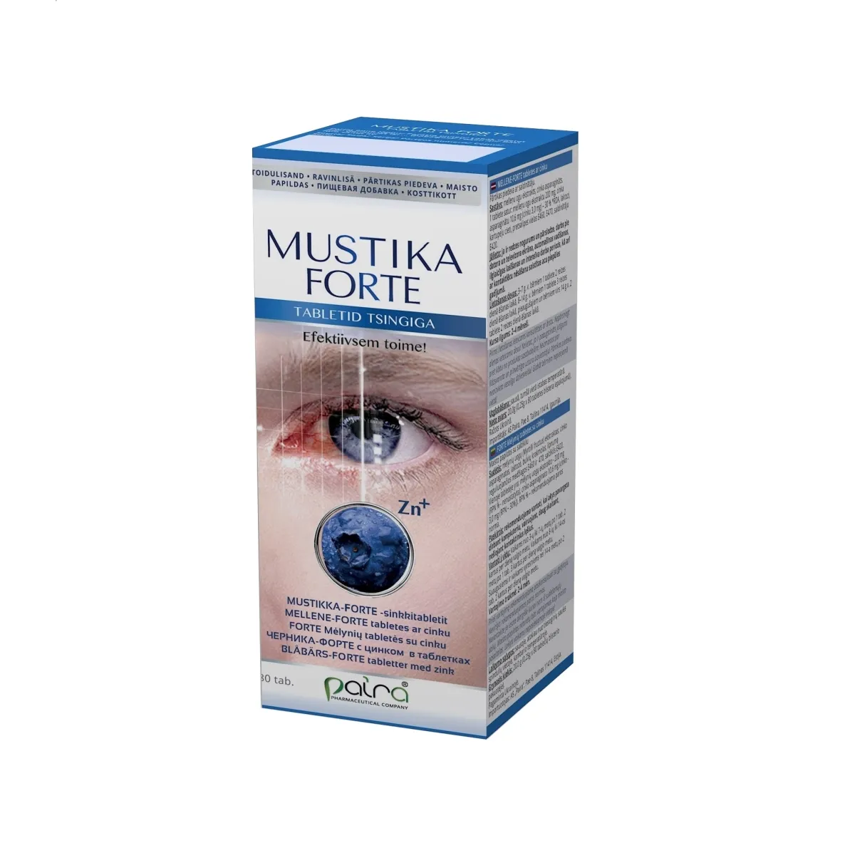 MUSTIKA FORTE TBL TSINGIGA N80 (PAIRA) - Tootepilt