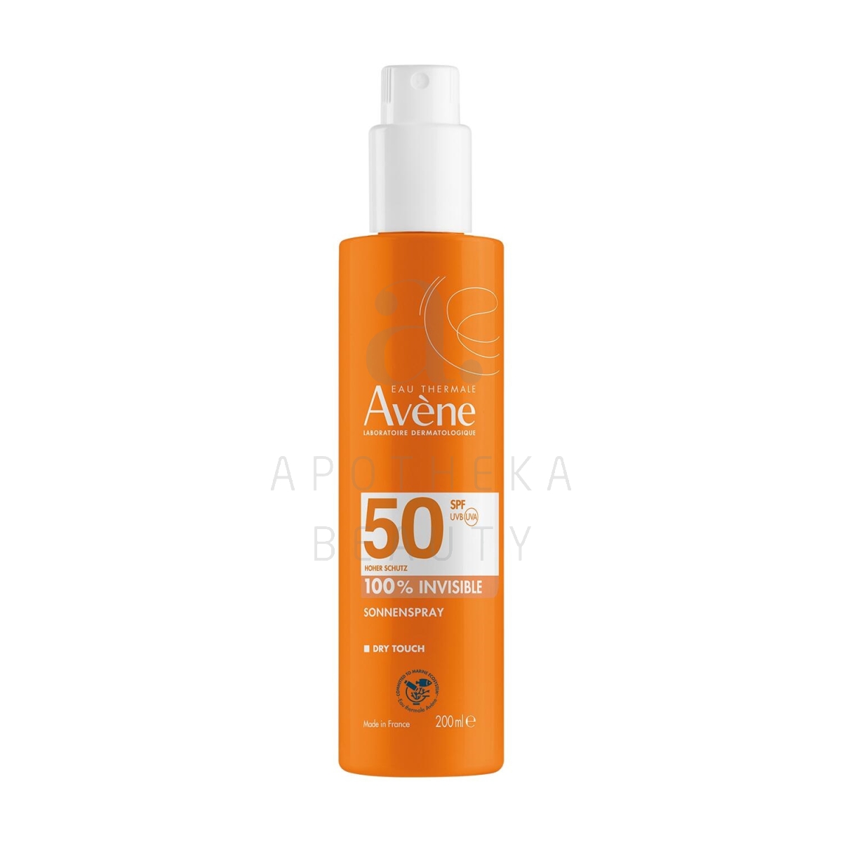 AVENE SUN PÄIKESEKAITSESPREI SPF50+ 200ML - Tootepilt