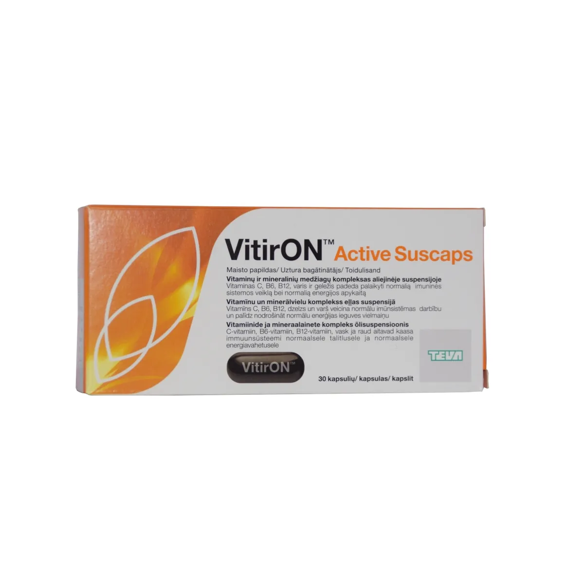 VITIRON ACTIVE SUSCAPS KAPSLID N30 - Tootepilt
