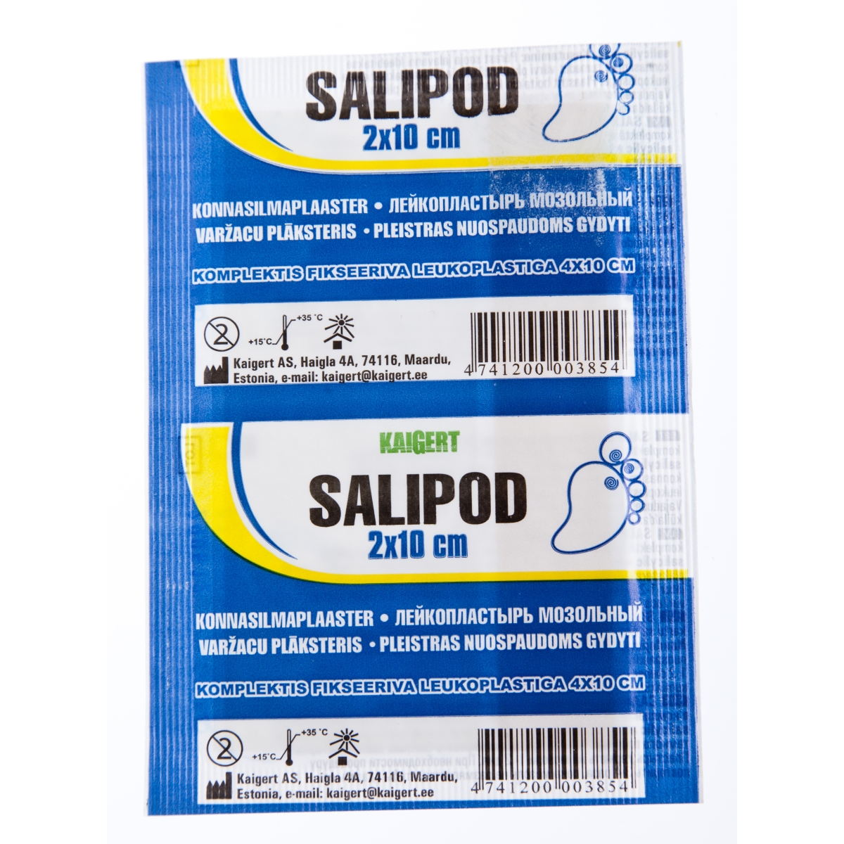 SALIPOD KONNASILMAPLAASTER 2X10CM (KAIGERT) - Tootepilt