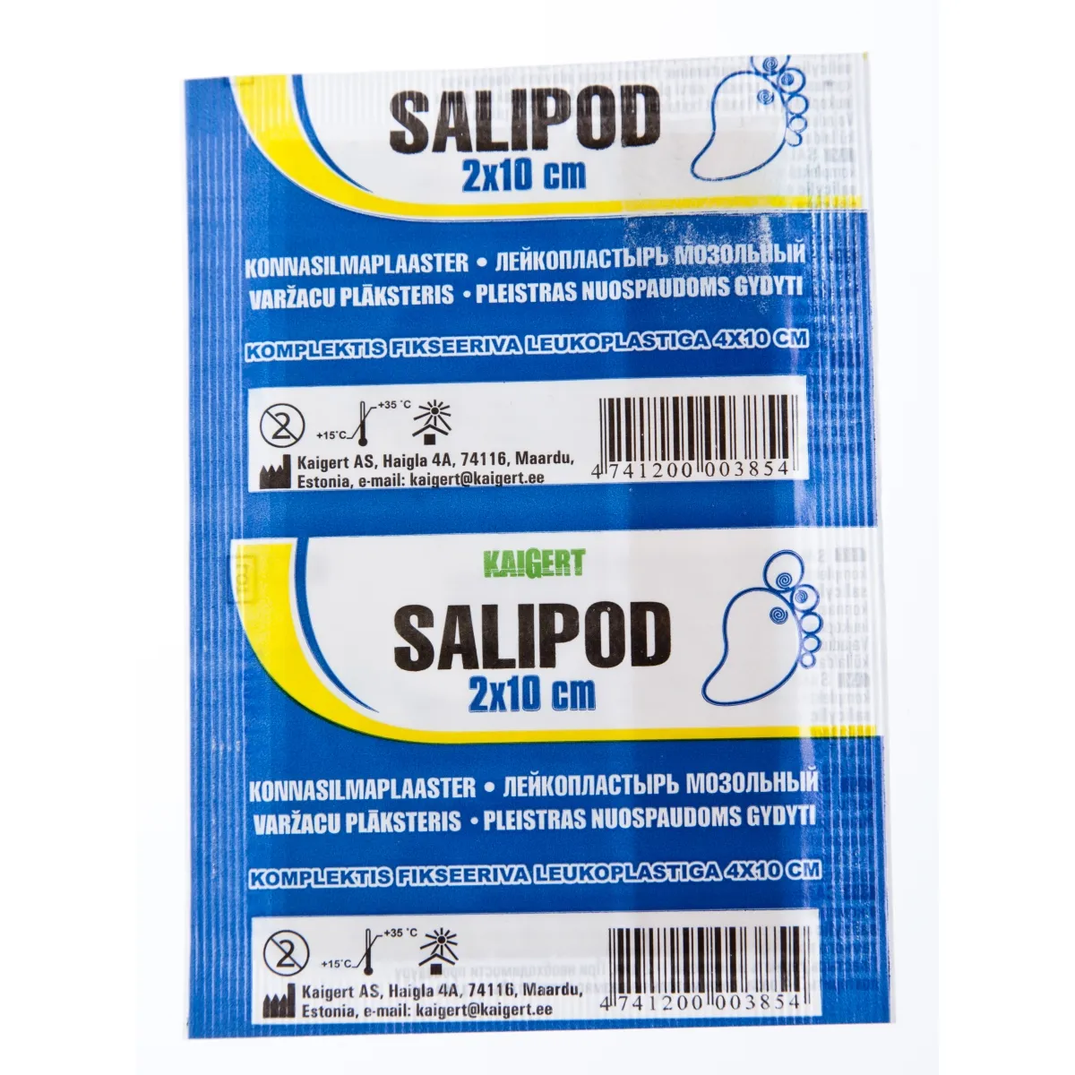 SALIPOD KONNASILMAPLAASTER 2X10CM (KAIGERT) - Tootepilt