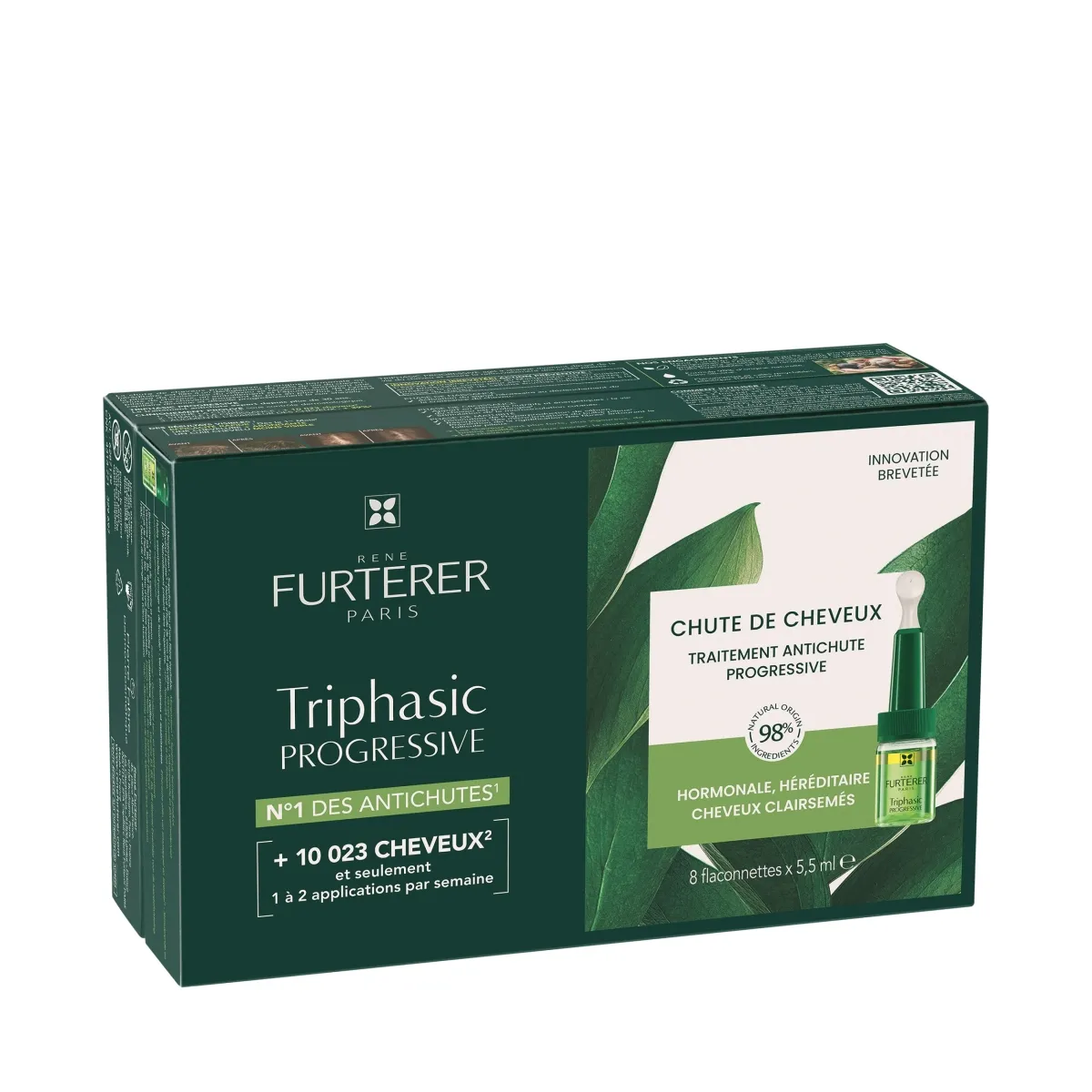 RENE FURTERER TRIPHASIC JUUKSEAMPULLID PROGRESSIVE 5,5ML N8 UUS - Tootepilt 1