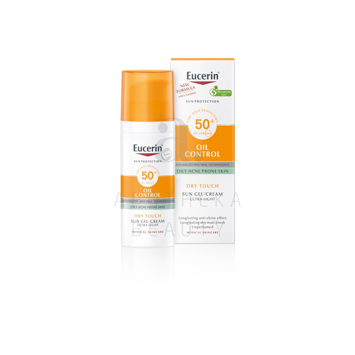 EUCERIN SUN OIL CONTROL PÄIKESEKAITSE GEEL-KREEM SPF50+ 50ML - Tootepilt