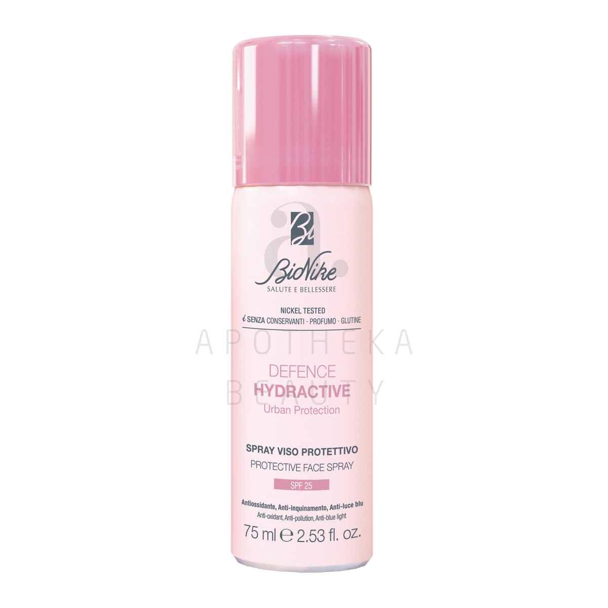 BIONIKE HYDRACTIVE NÄOSPREI KAITSEV SPF25 75ML - Tootepilt