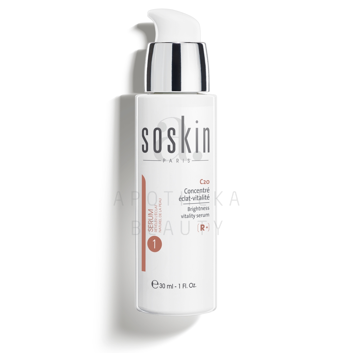 SOSKIN PARIS HYDRAGLOW NÄOSEERUM C-VITAMIINIGA 30ML - Tootepilt