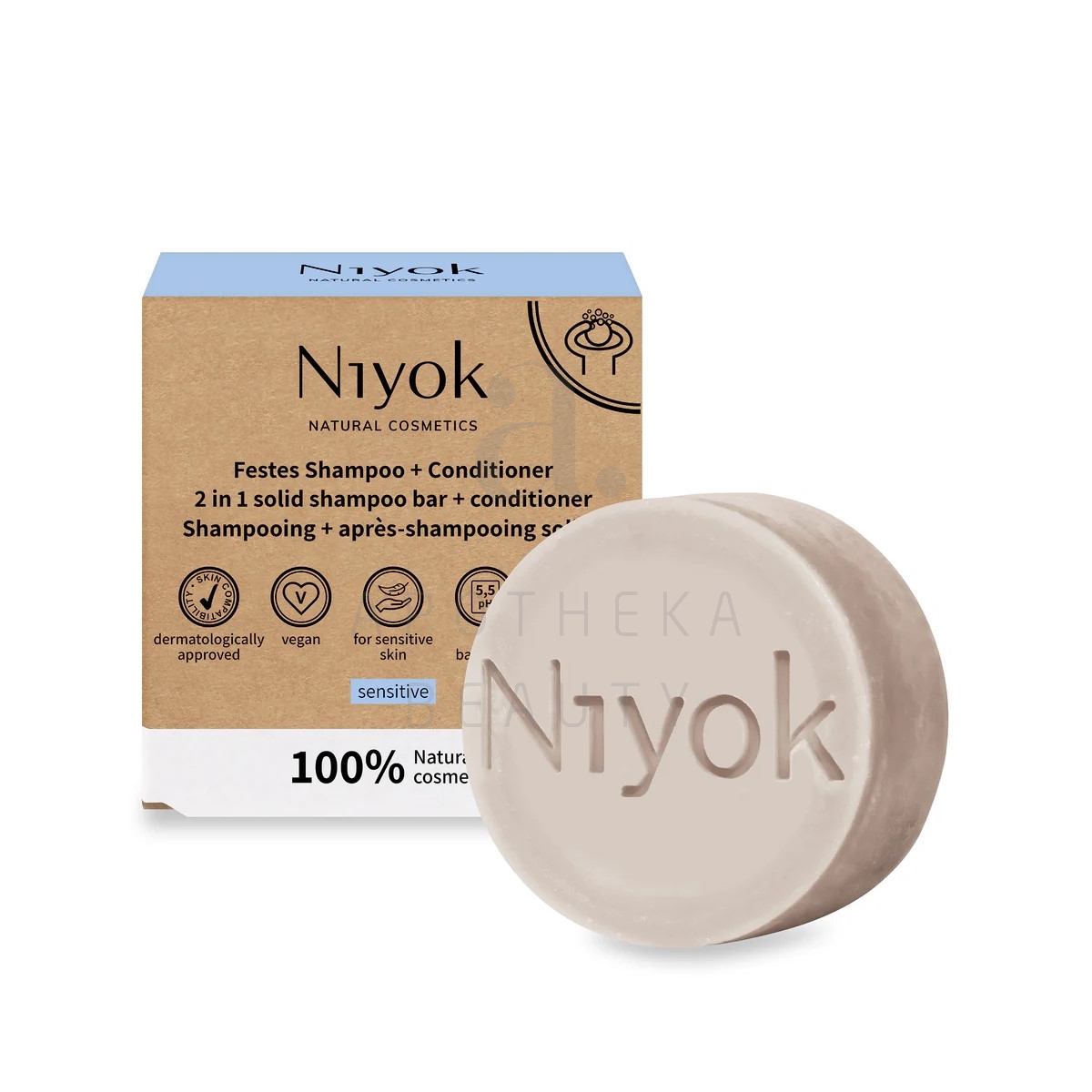 NIYOK TAHKE SHAMPOON+PALSAM SENSITIVE 80G - Tootepilt