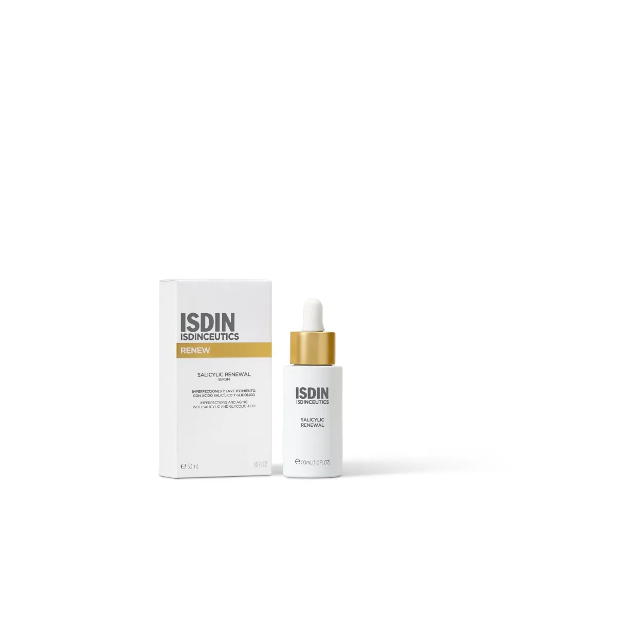ISDIN NÄOSEERUM SALITSÜÜL- JA GLÜKOOLHAPPEGA 30ML - Tootepilt