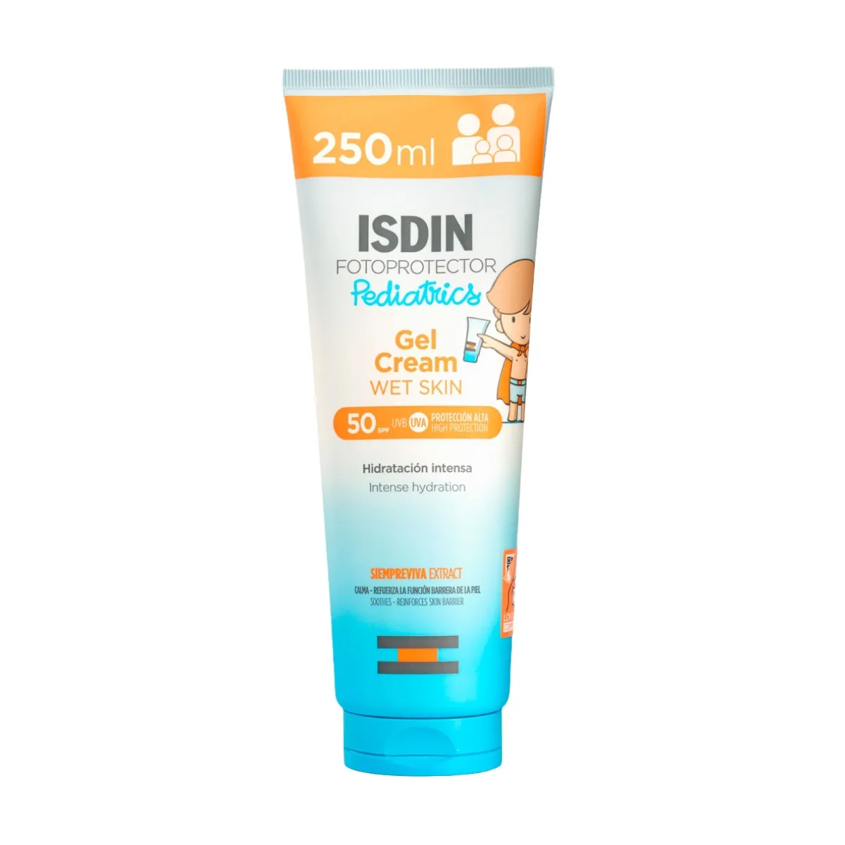 ISDIN SUN PÄIKESEKAITSEGEEL-KREEM LASTELE SPF50 250ML - Tootepilt 1