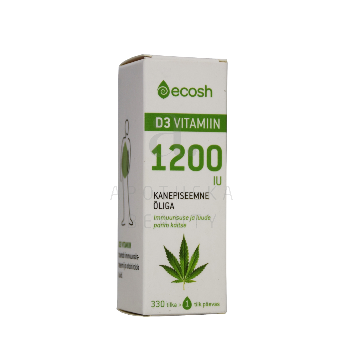 ECOSH D3-VITAMIIN TILGAD 1200IU/TILGAS 10ML KANEPIÕLIGA - Tootepilt