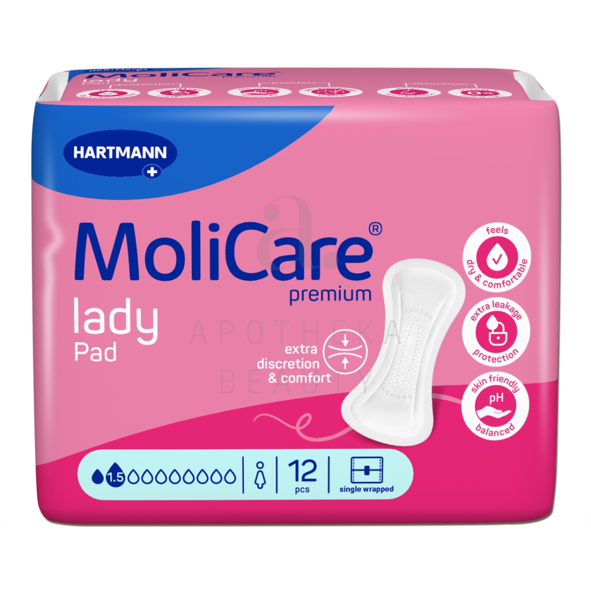 MOLICARE PAD LADY 1,5 TILKA N12 - Tootepilt