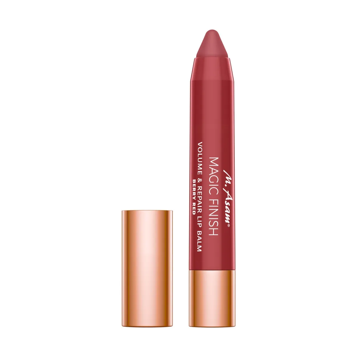 M.ASAM MAGIC FINISH VOLUME & REPAIR HUULEPALSAM BERRY RED 3,3G - Tootepilt