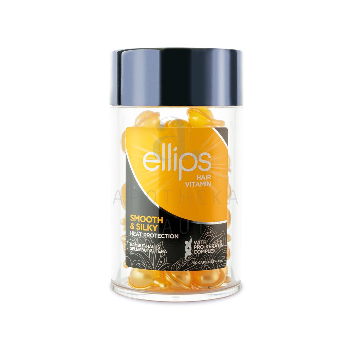 ELLIPS SMOOTH&SILKY JUUSKEVITAMIINID PEALEMÄÄRITAVAD 1ML N50 - Tootepilt