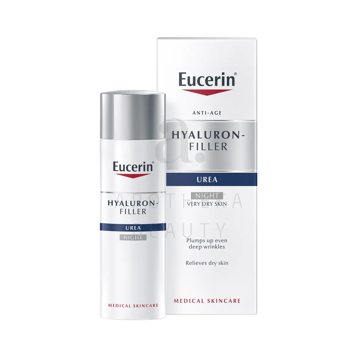 EUCERIN HYALURON-FILLER 5% UREA ÖÖKREEM 50ML - Tootepilt