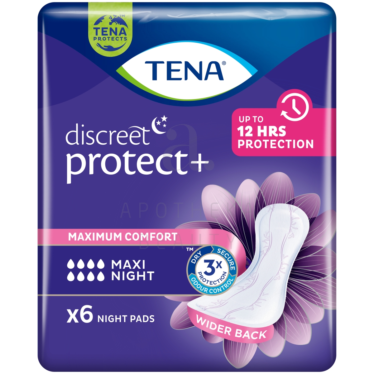 TENA DISCREET MAXI NIGHT N6 - Tootepilt