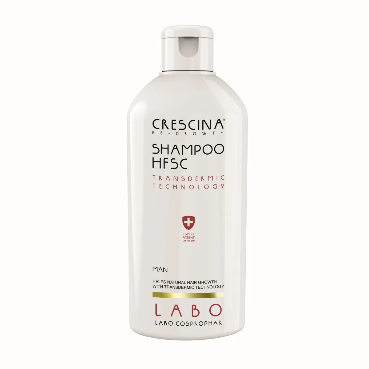 CRESCINA TRANSDERMIC SHAMPOON MEESTELE 200ML - Tootepilt 1