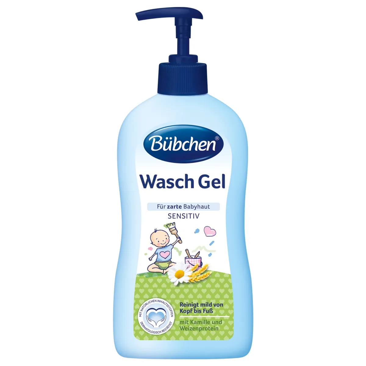 BÜBCHEN LASTE VEDELSEEP (PESUGEEL) 400ML (PUMBAGA) - Tootepilt
