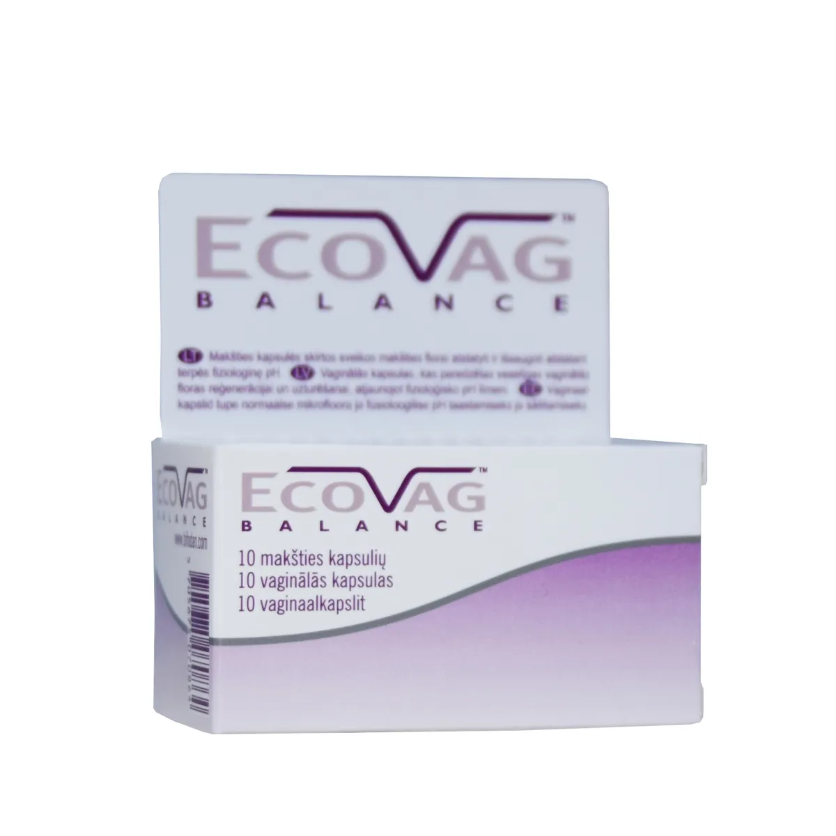 ECOVAG BALANCE VAGINAL CAPS N10 - Tootepilt