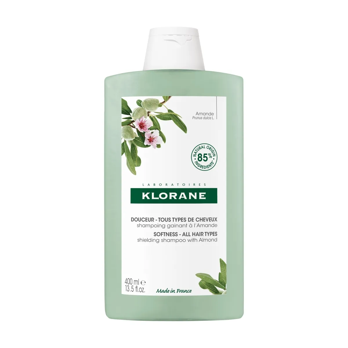 KLORANE SHAMPOON MANDLI KAITSEV 400ML - Tootepilt