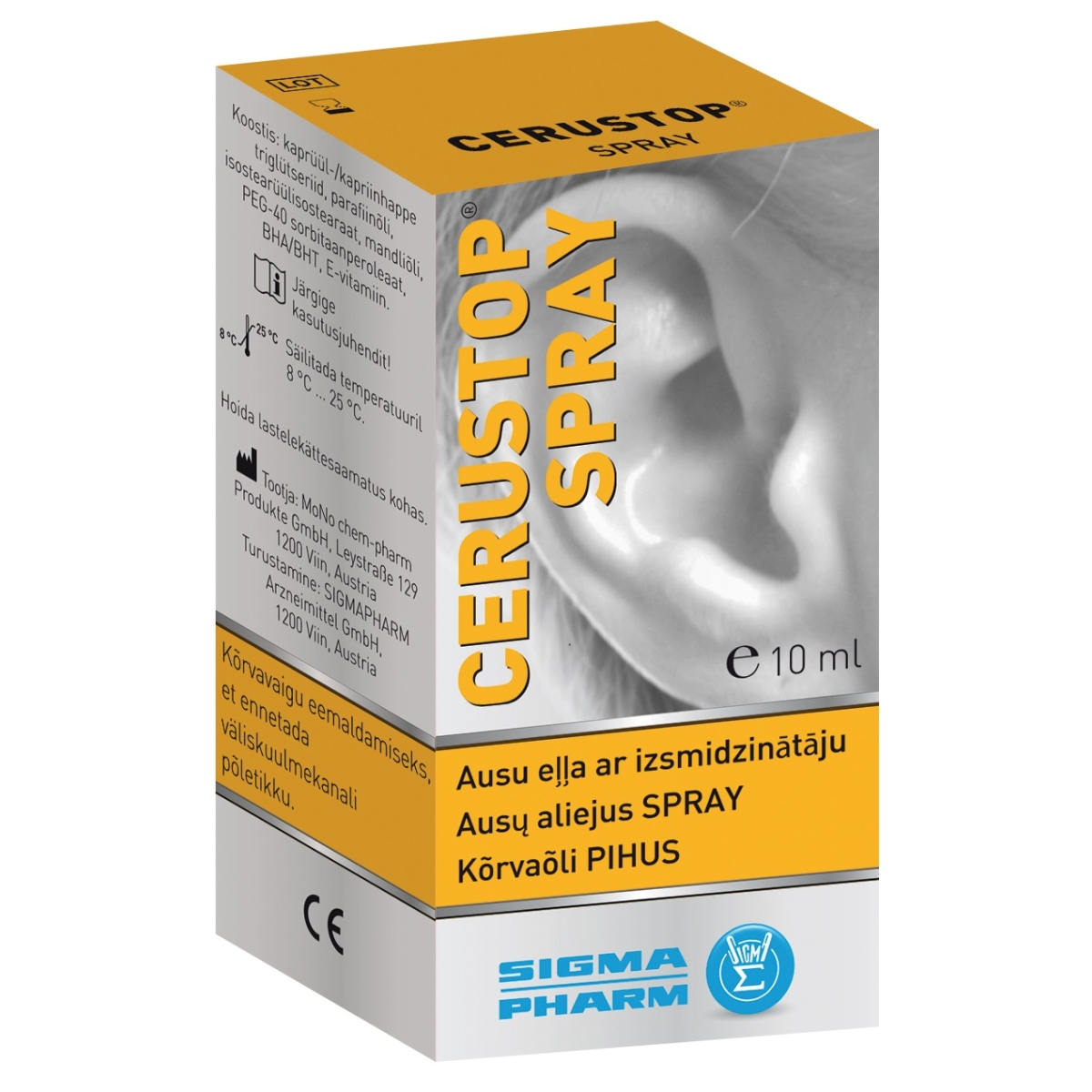 CERUSTOP KÕRVAÕLISPREI 10ML - Tootepilt