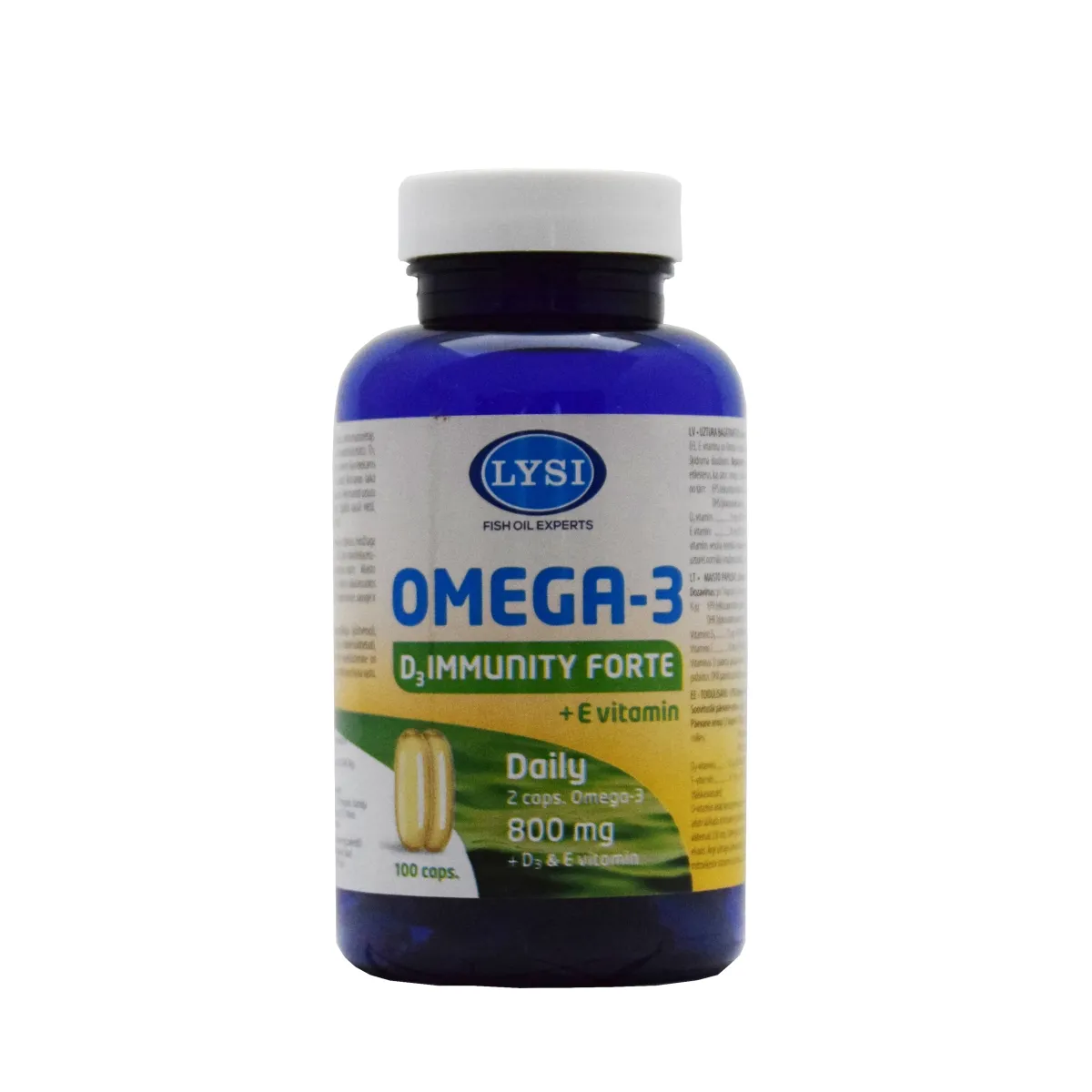LYSI OMEGA-3 IMMUNITY FORTE KAPSLID N100 - Tootepilt