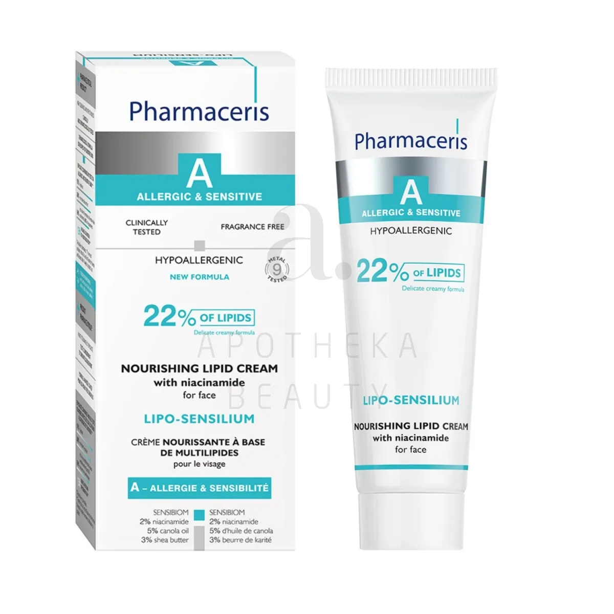 PHARMACERIS A LIPO-SENSILIUM NÄOKREEM TOITEV 50ML UUS - Tootepilt