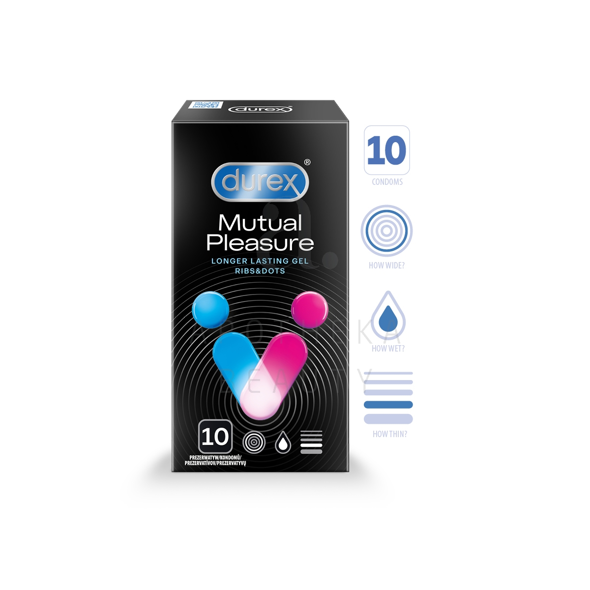 DUREX KONDOOMID MUTUAL PLEASURE N10 - Tootepilt