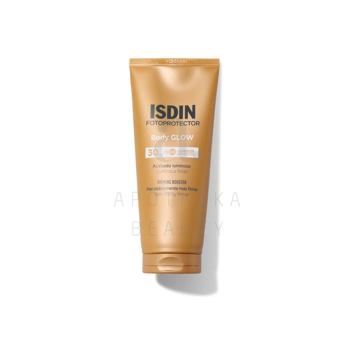 ISDIN PÄIKSEKAITSEEMULSIOON SÄRAANDEV KEHALE SPF30 200ML - Tootepilt