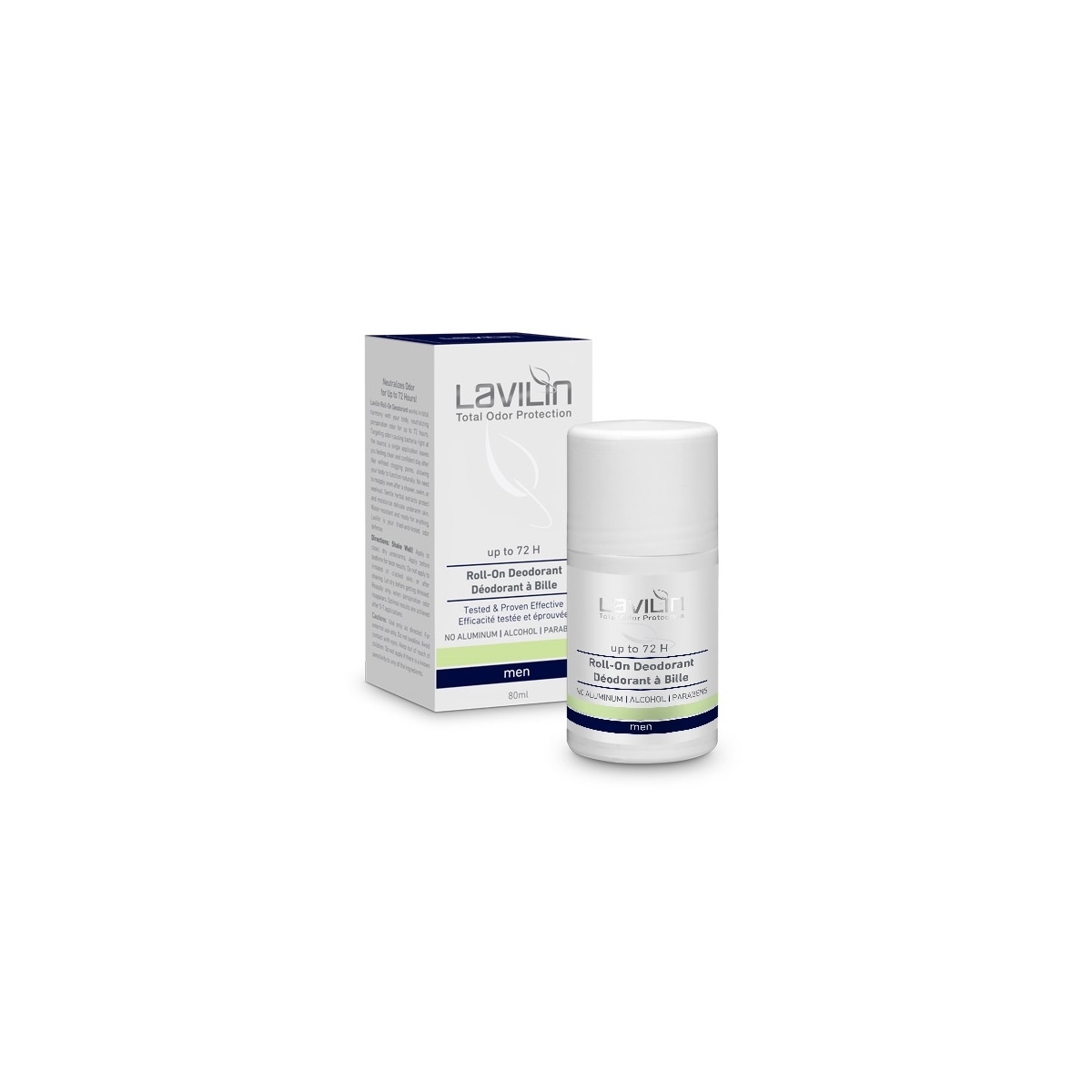 LAVILIN DEODORANT ROLL-ON 72H MEESTELE 80ML - Tootepilt