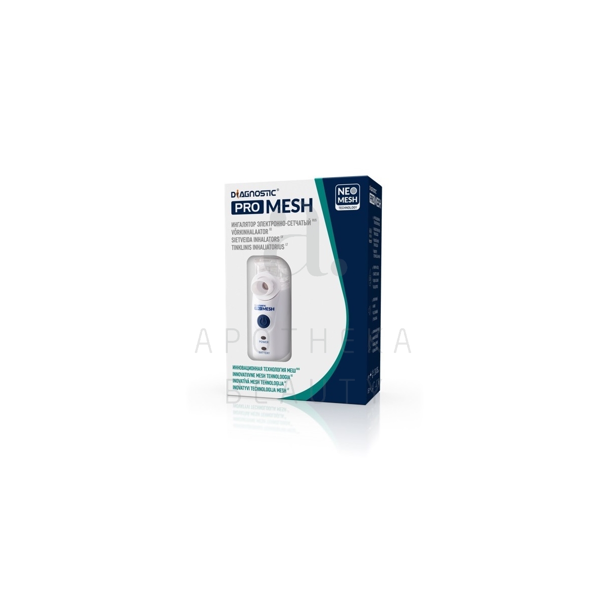 DIAGNOSTIC ULTRAHELI INHALAATOR PRO MESH - Tootepilt