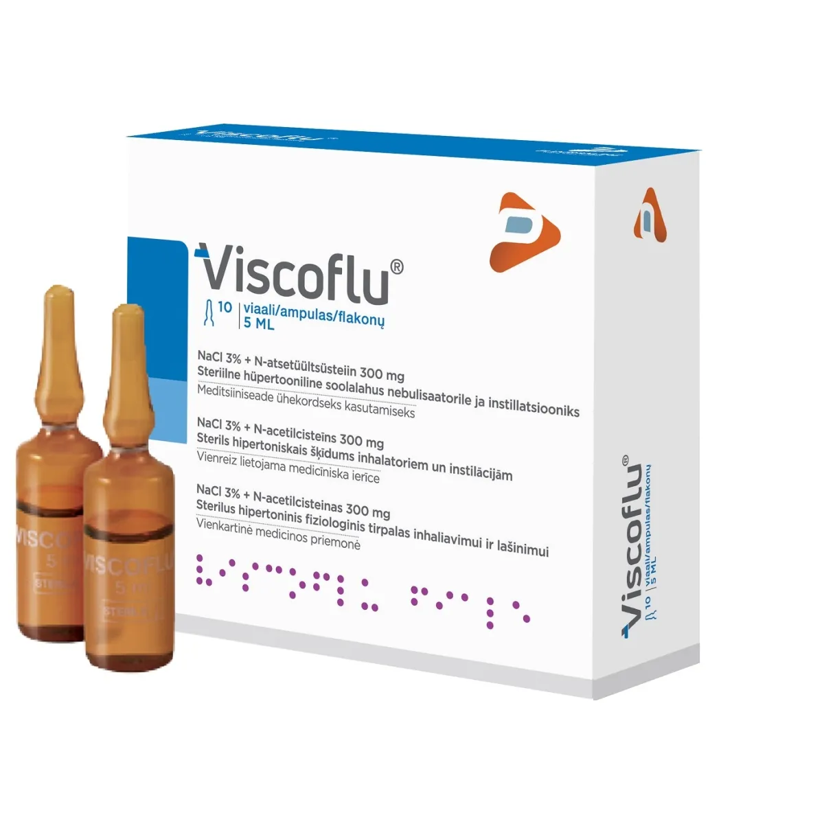 VISCOFLU INHALEERITAV LAHUS 5ML N10 - Tootepilt
