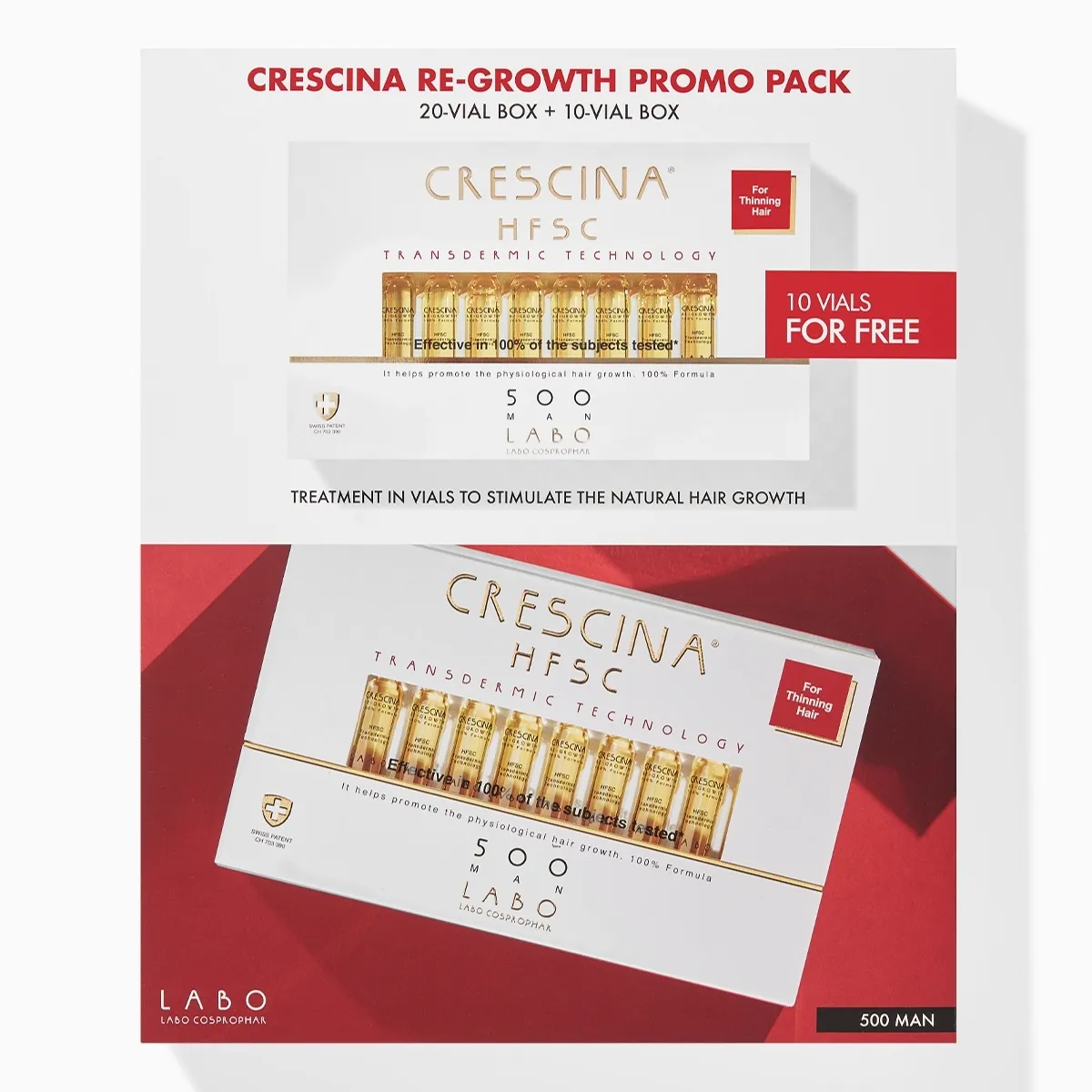 CRESCINA TRANSDERMIC 500 AMPULLID MEESTELE 3,5ML N30 - Tootepilt