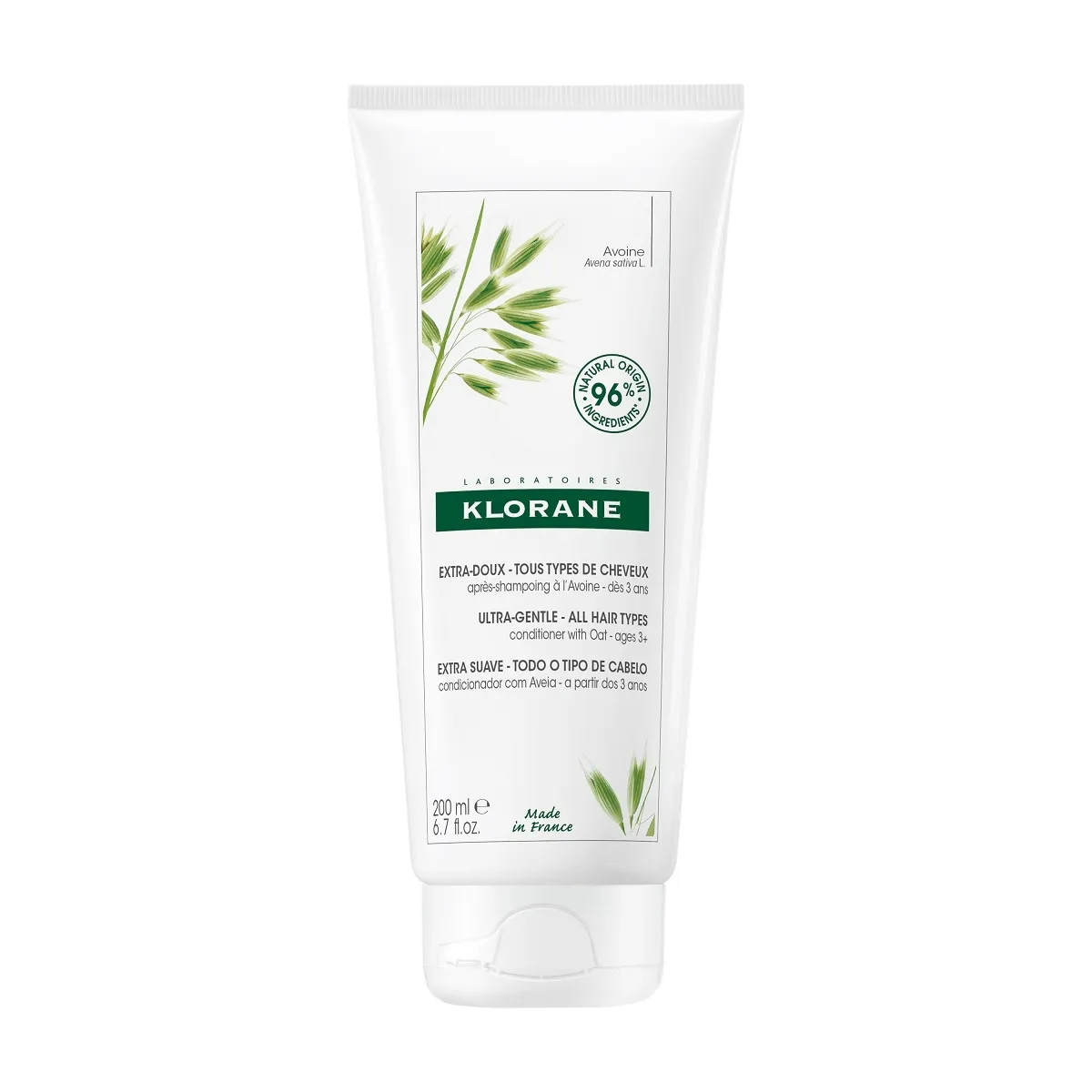 KLORANE JUUKSEPALSAM KAERAEKSTRAKTIGA 200ML - Tootepilt