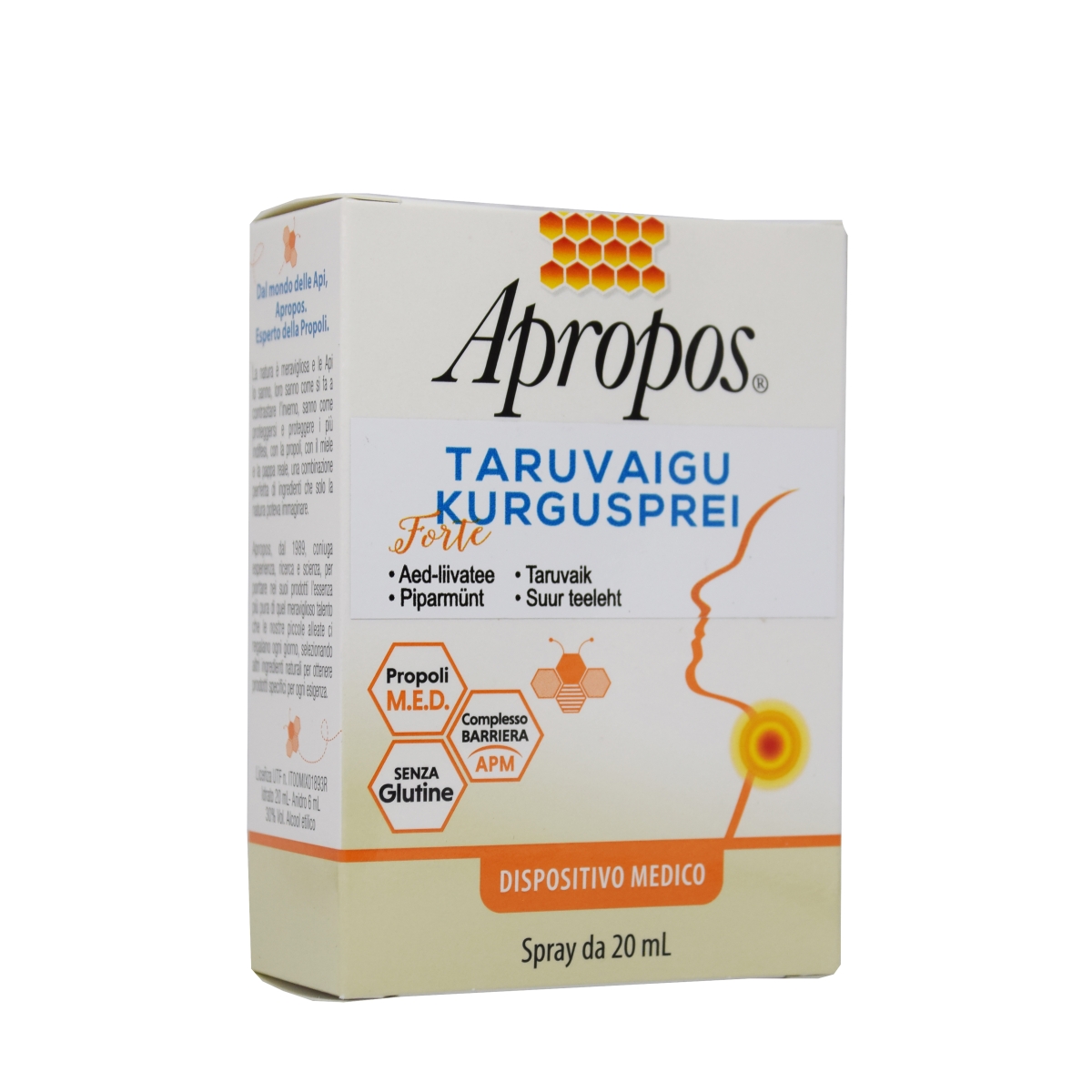 APROPOS TARUVAIGU KURGUSPREI FORTE 20ML - Tootepilt