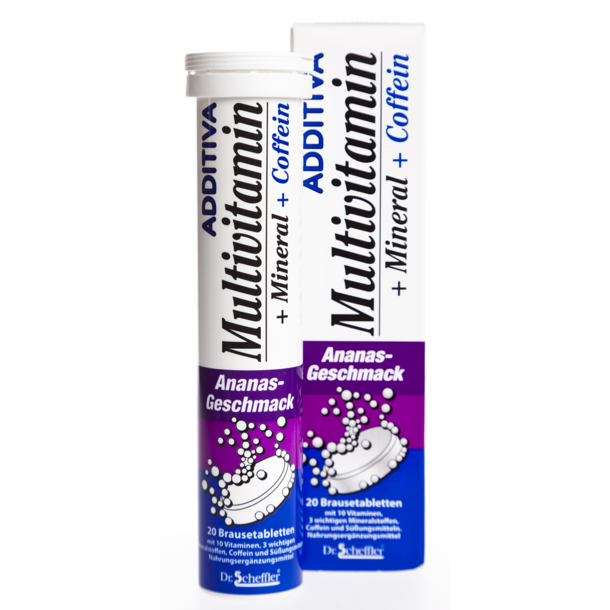 MULTIVITAMIN+MINERAL+COFFEIN LAHUSTUVTBL N20 (ANANAS)