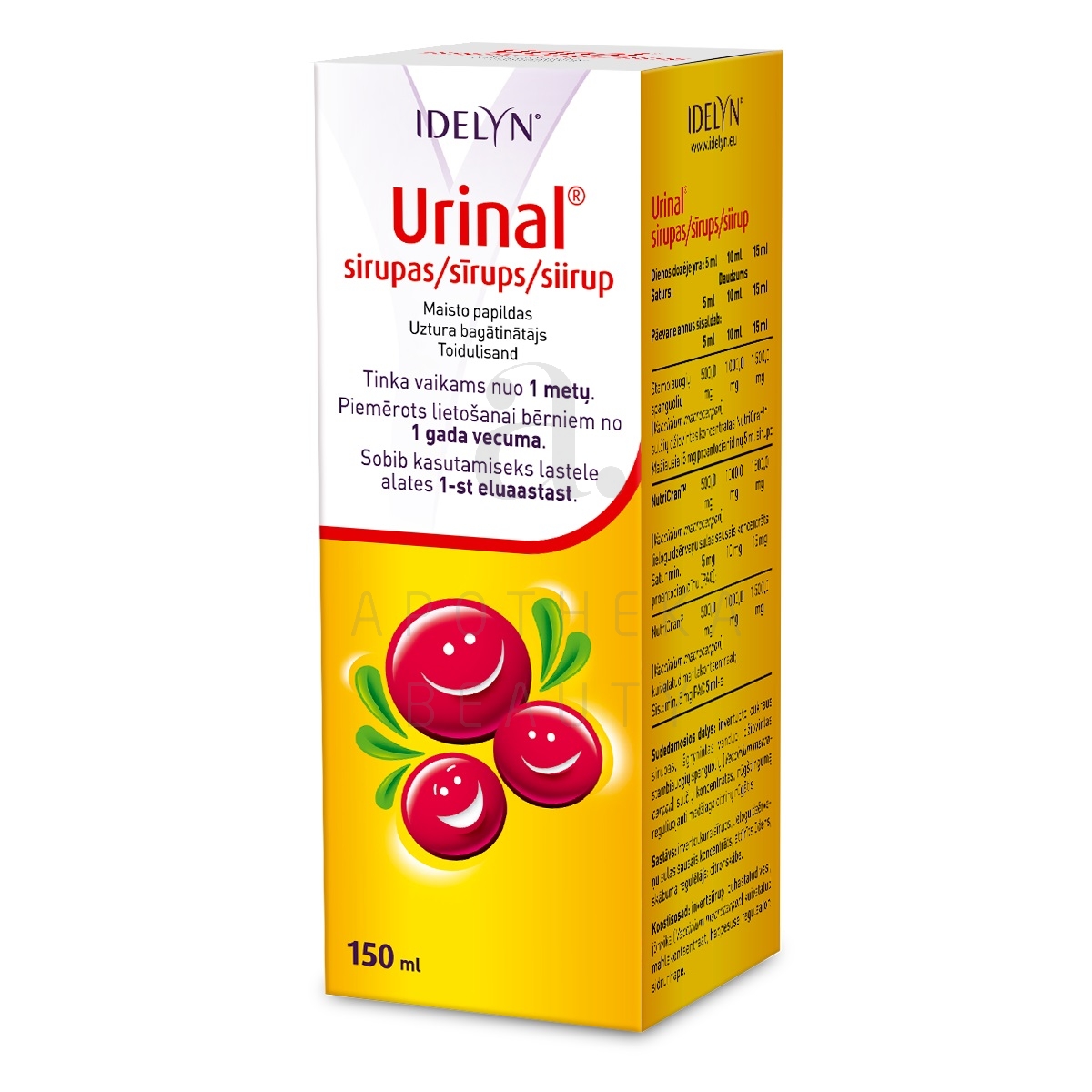 URINAL SIIRUP 150ML - Tootepilt